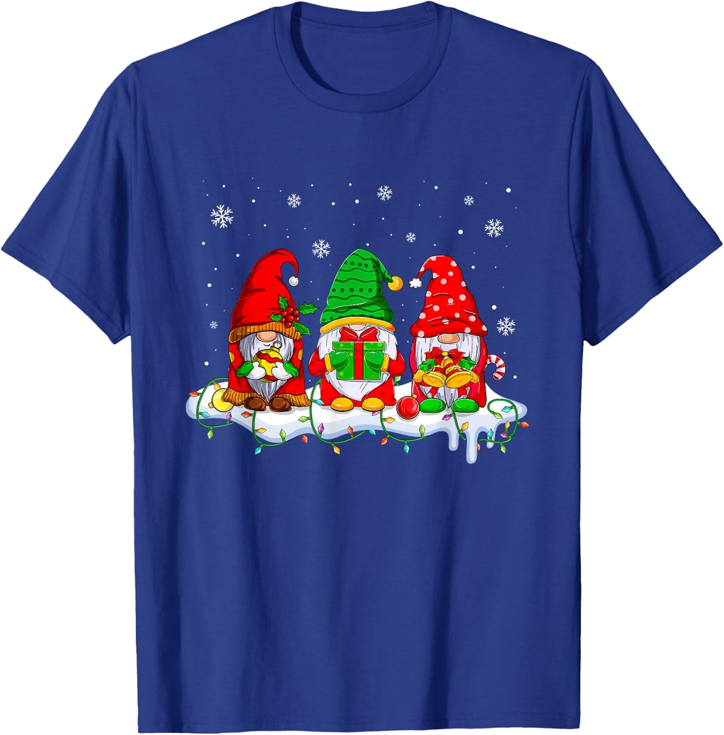 Gnomes Christmas Funny Xmas Pajamas Family Matching Gnomes T-Shirt - T-Shirt | Royal