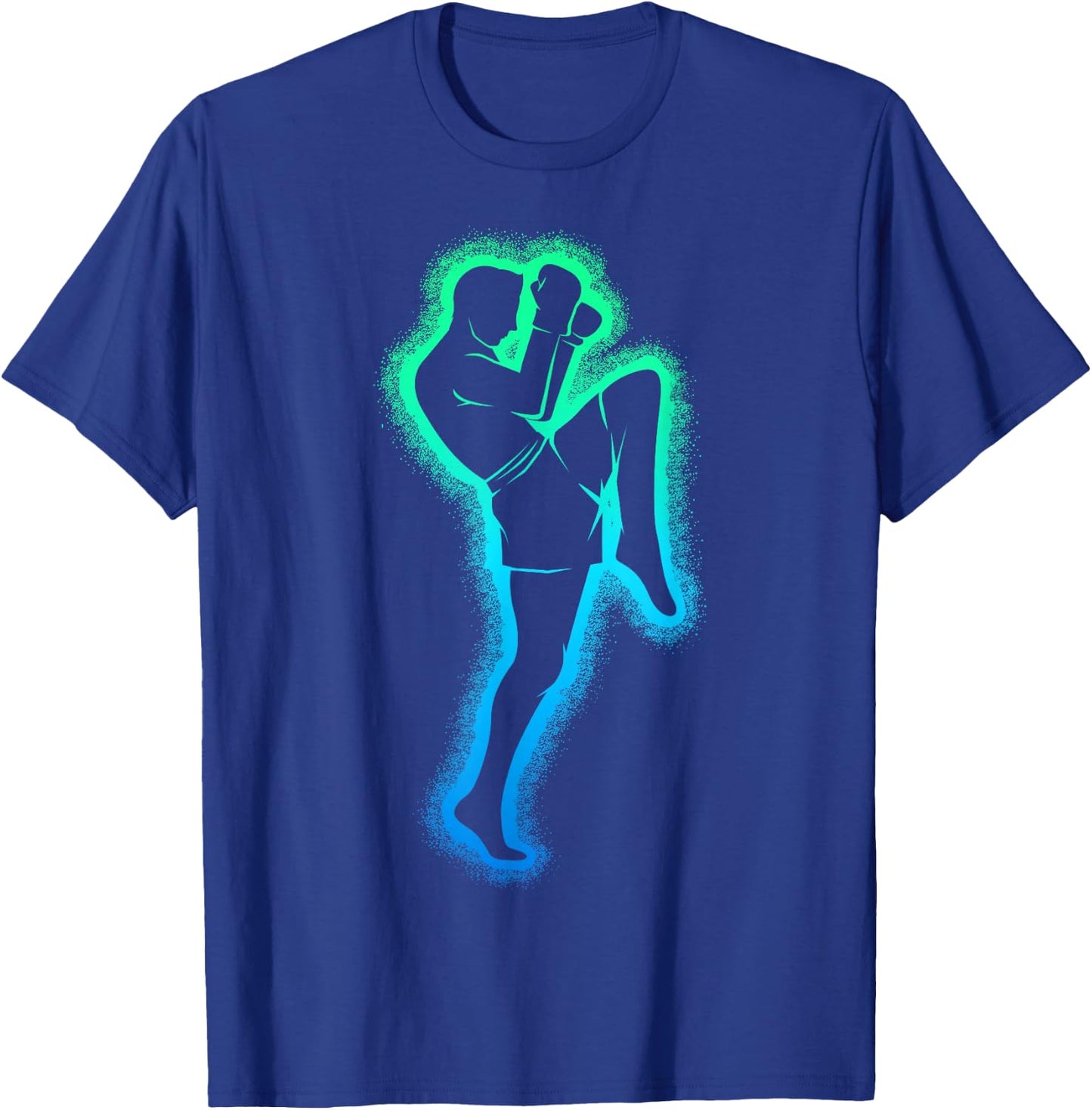 Muay Thai Boxing Thai Boy Child , Black, S T-Shirt - T-Shirt | Royal