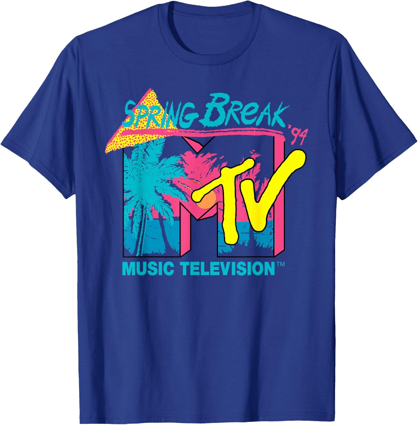 MTV - Spring Break 94 T-Shirt - T-Shirt | Royal
