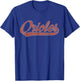 Retro Oriole Cute Oriole Gifts Women Men Kids Boys Girls T-Shirt - T-Shirt | Royal
