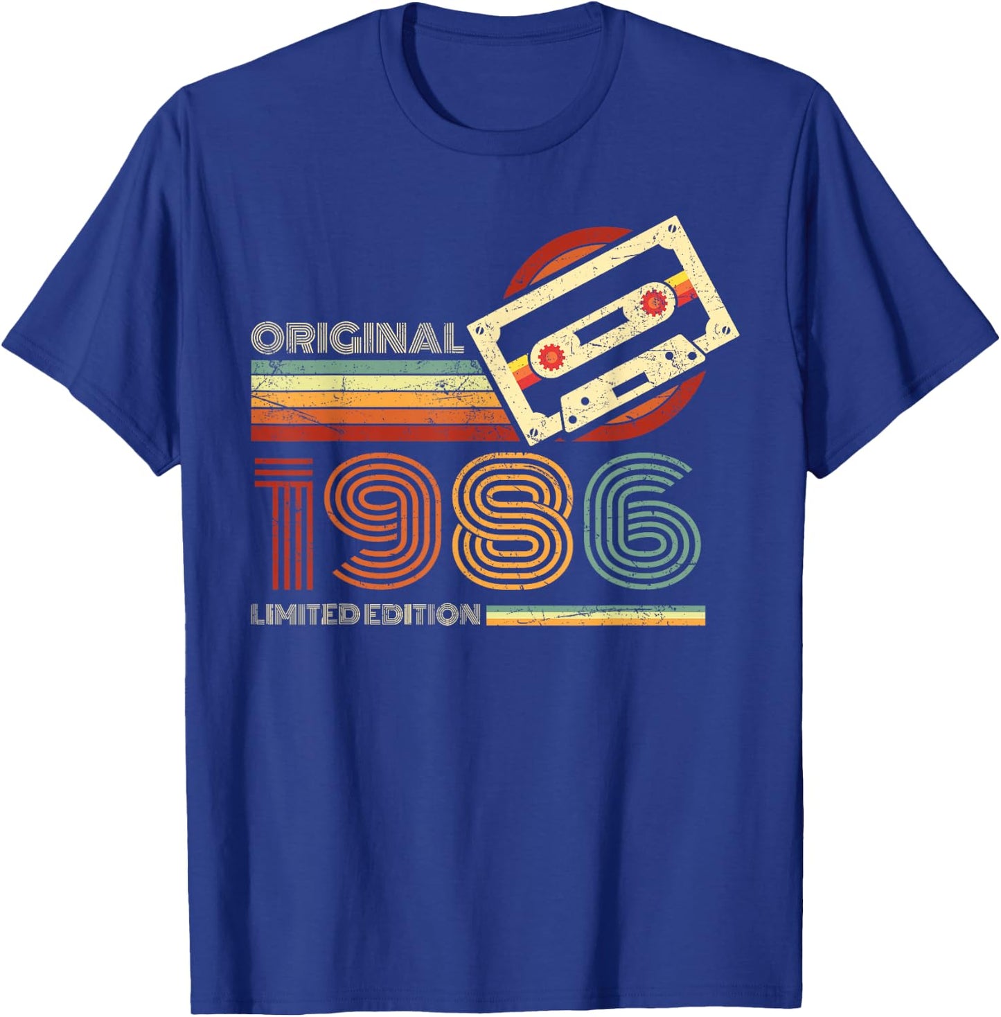 Jahrgang 1986 Retro Geburtstagsshirt zum 40. Geburtstag T-Shirt - T-Shirt | Royal