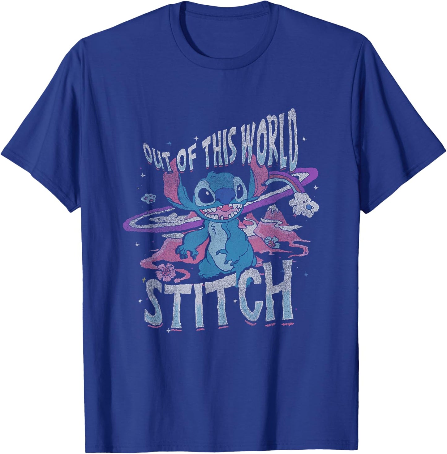Disney Lilo & Stitch Out Of This World Vintage Stitch T-Shirt - T-Shirt | Royal