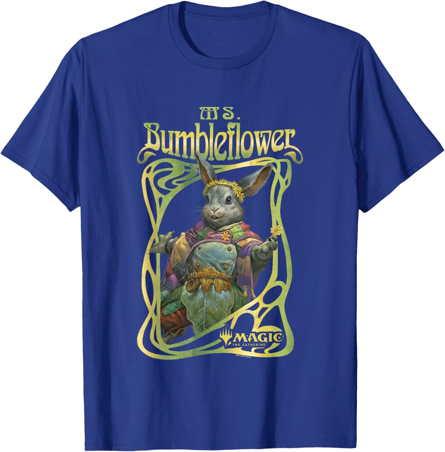 Magic: The Gathering Ms. Bumbleflower Portrait Vintage , black T-Shirt - T-Shirt | Royal