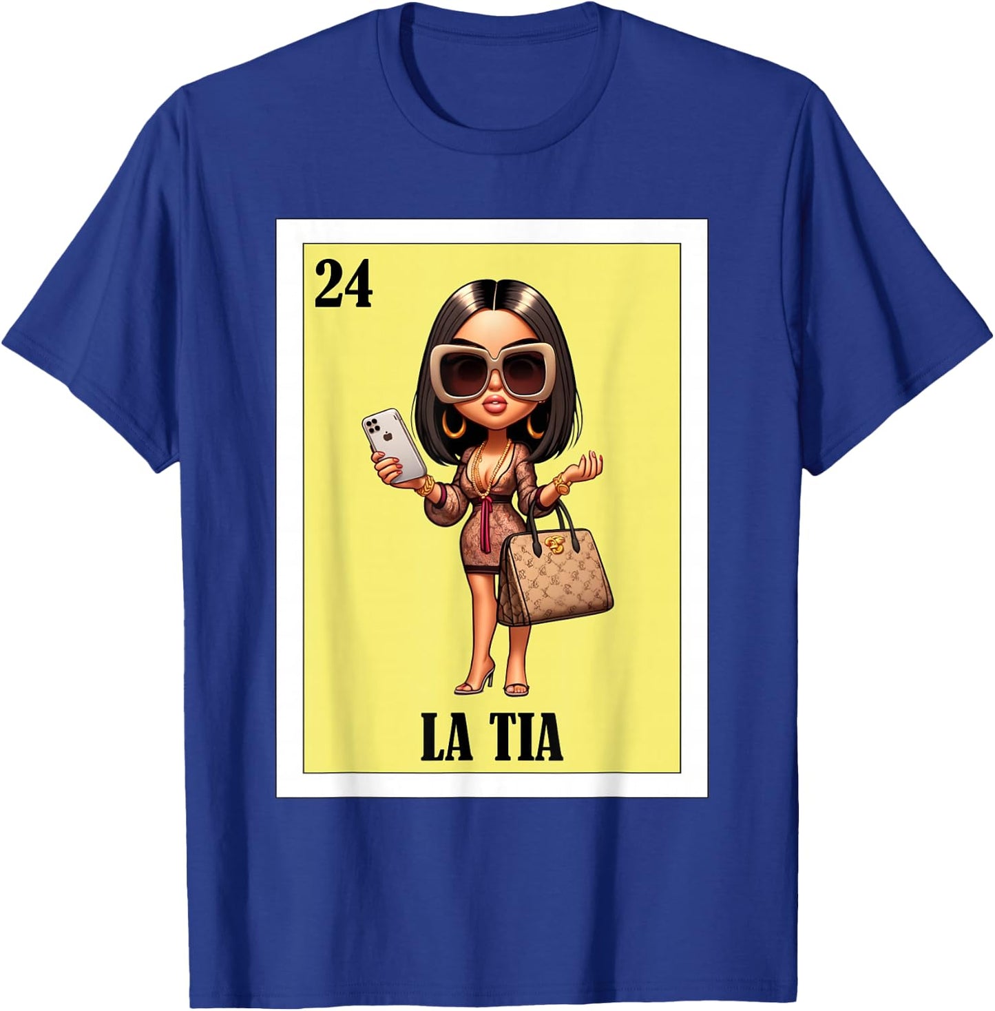 Funny Mexican Design for Aunt Fresa Version - La Tia T-Shirt - T-Shirt | Royal