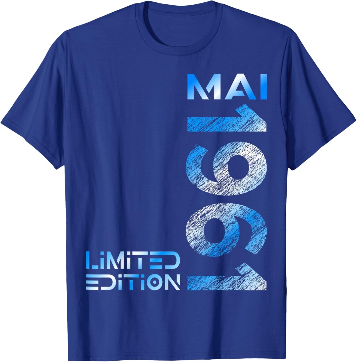Limited Edition Mai 1961 Mann Frau 65. Geburtstag T-Shirt - T-Shirt | Royal
