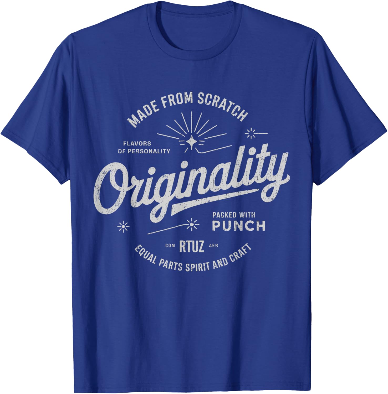Modern Hip Hop Y2K Vintage Hipster Edgy Urban Streetwear T-Shirt - T-Shirt | Royal
