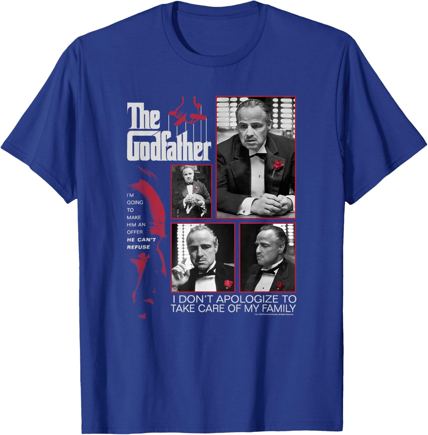 The Godfather Make Him An Offer He Can't Refuse Movie Poster T-Shirt - T-Shirt | Royal