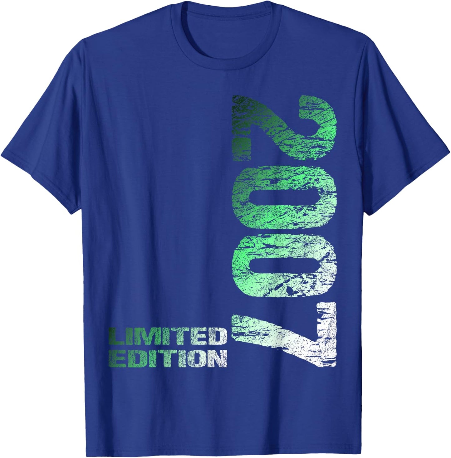 16th Birthday 2007 Limited Edition Boy Girl , black T-Shirt - T-Shirt | Royal