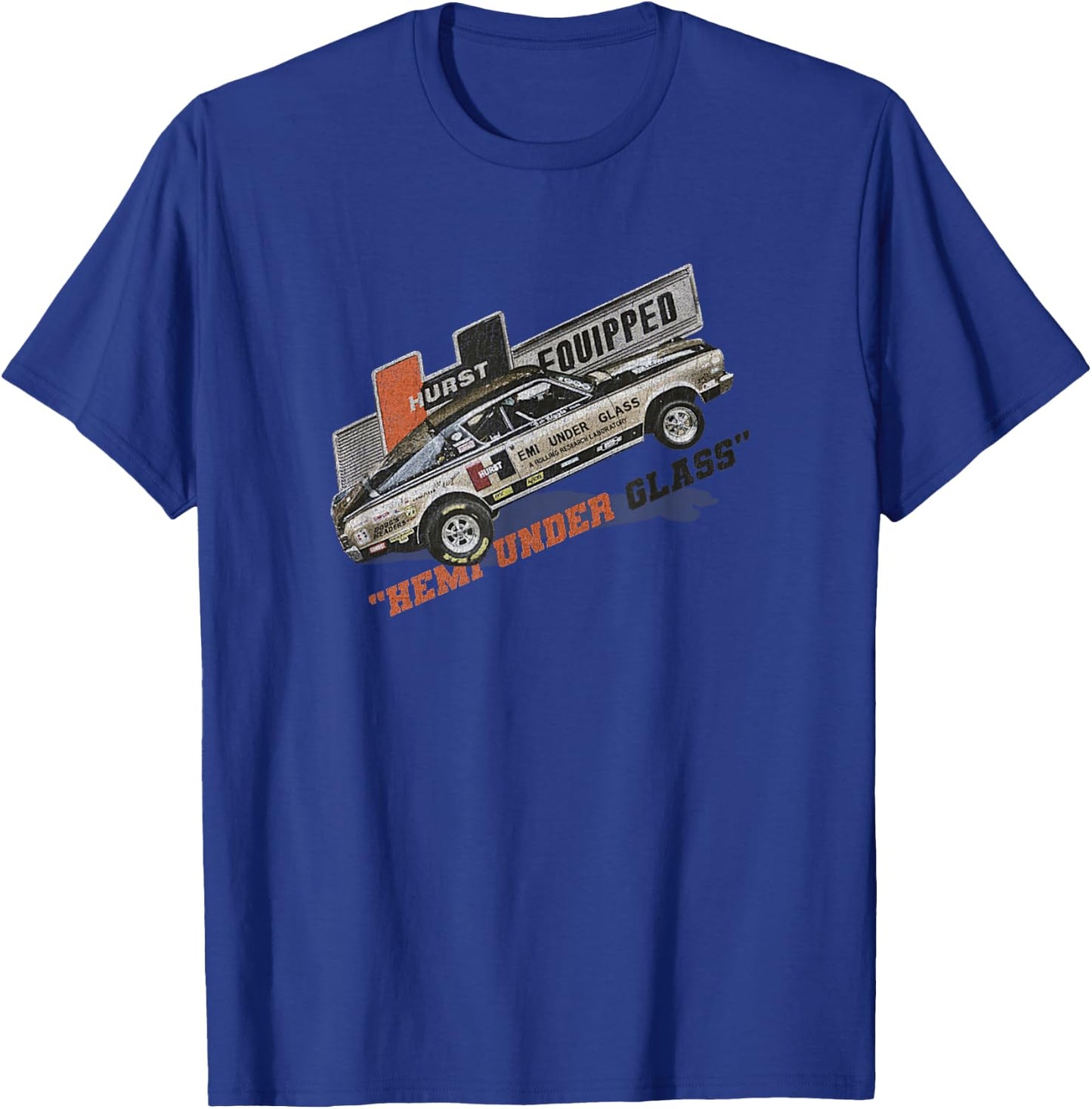 Vintage Retro Car Classic Hurst Performance Drag Race T-Shirt - T-Shirt | Royal