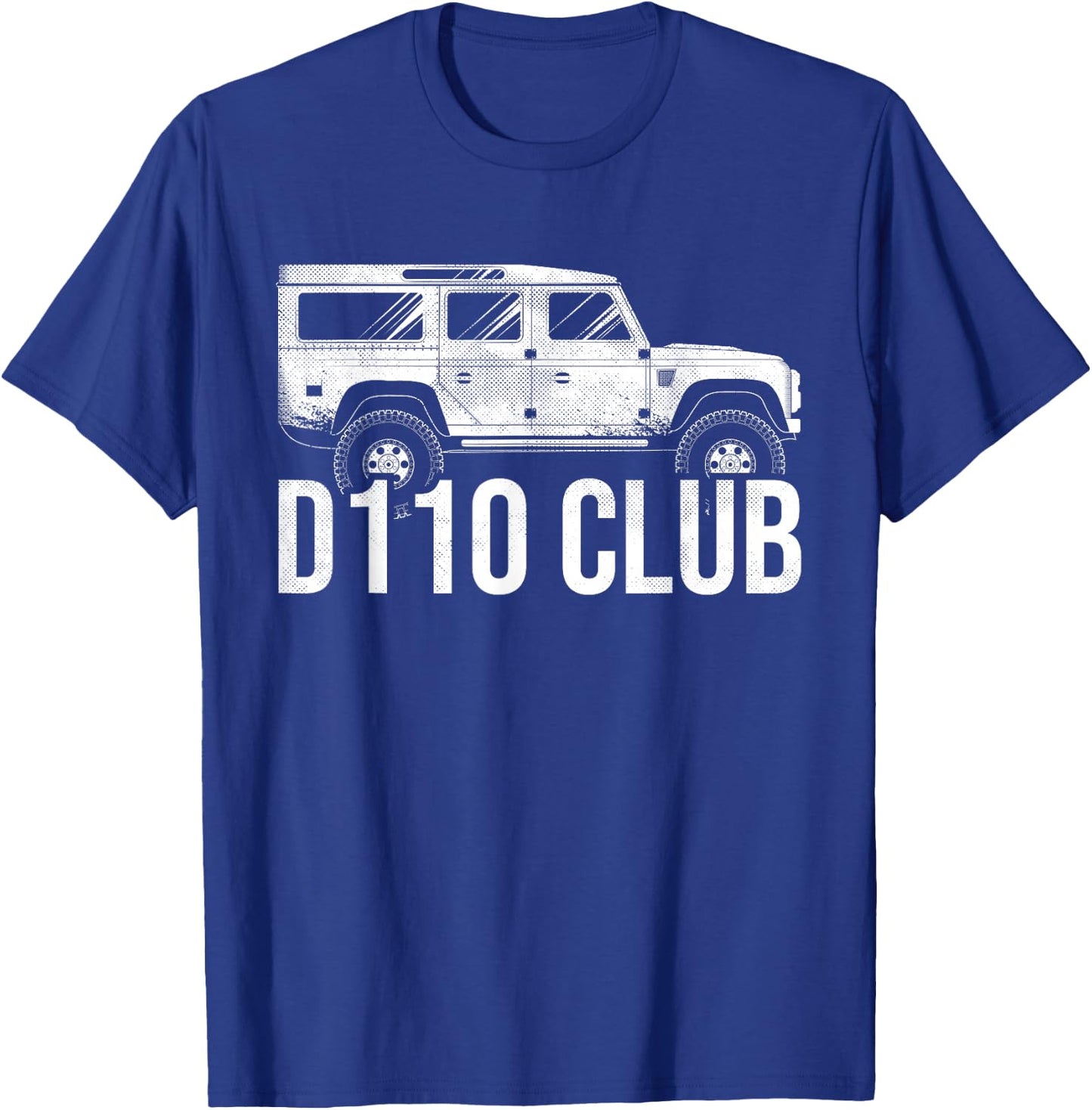 Defender D110 off-road vehicle 4x4 terrain mud nature gift T-Shirt - T-Shirt | Royal