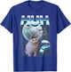 Huh? Funny Confused Cat Moon Meme Funny Space Cats Stupid T-Shirt - T-Shirt | Royal
