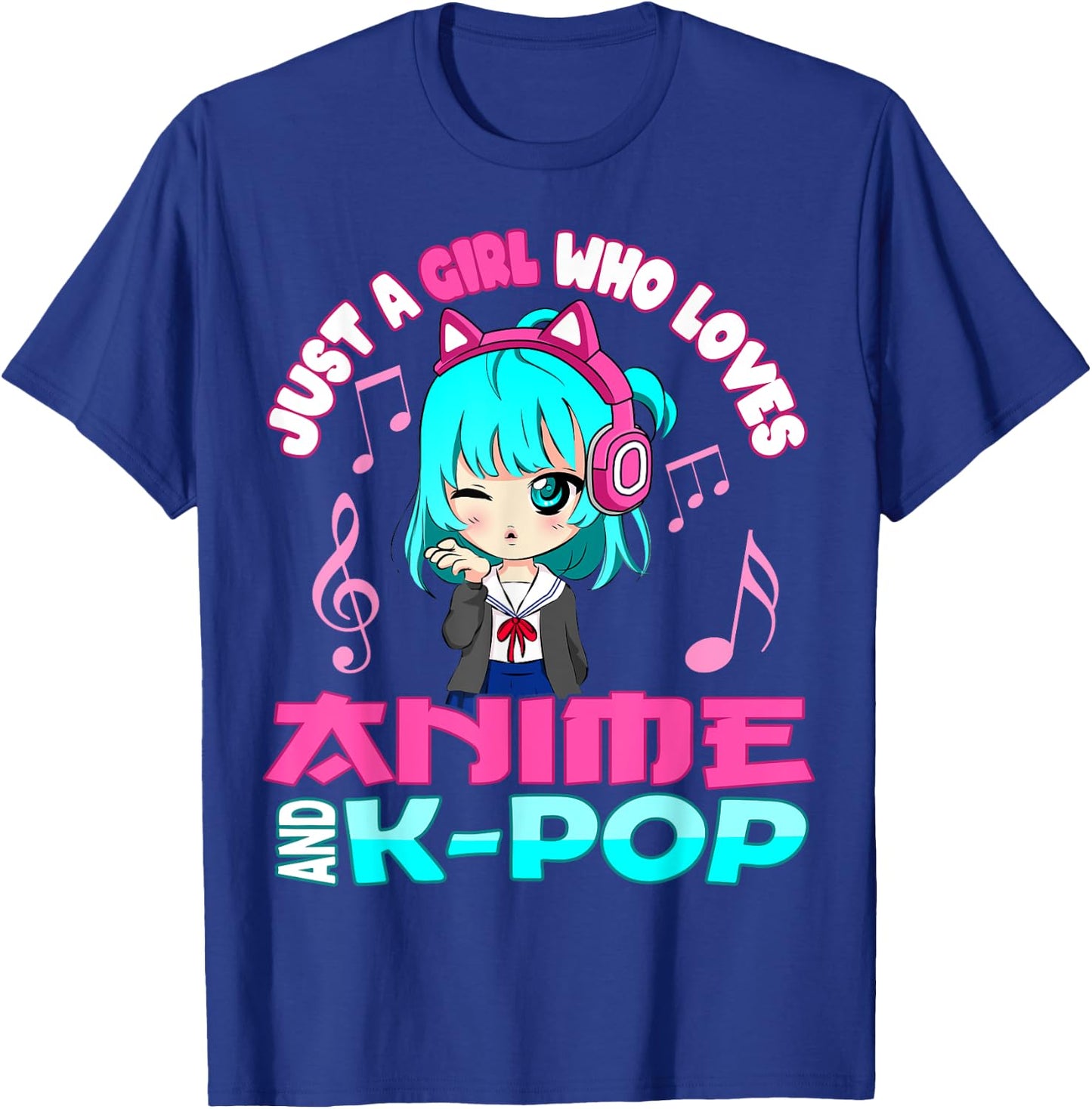 Anime and K-Pop Musik Manga Kawaii Chibi Merch KPOP Otaku T-Shirt - T-Shirt | Royal