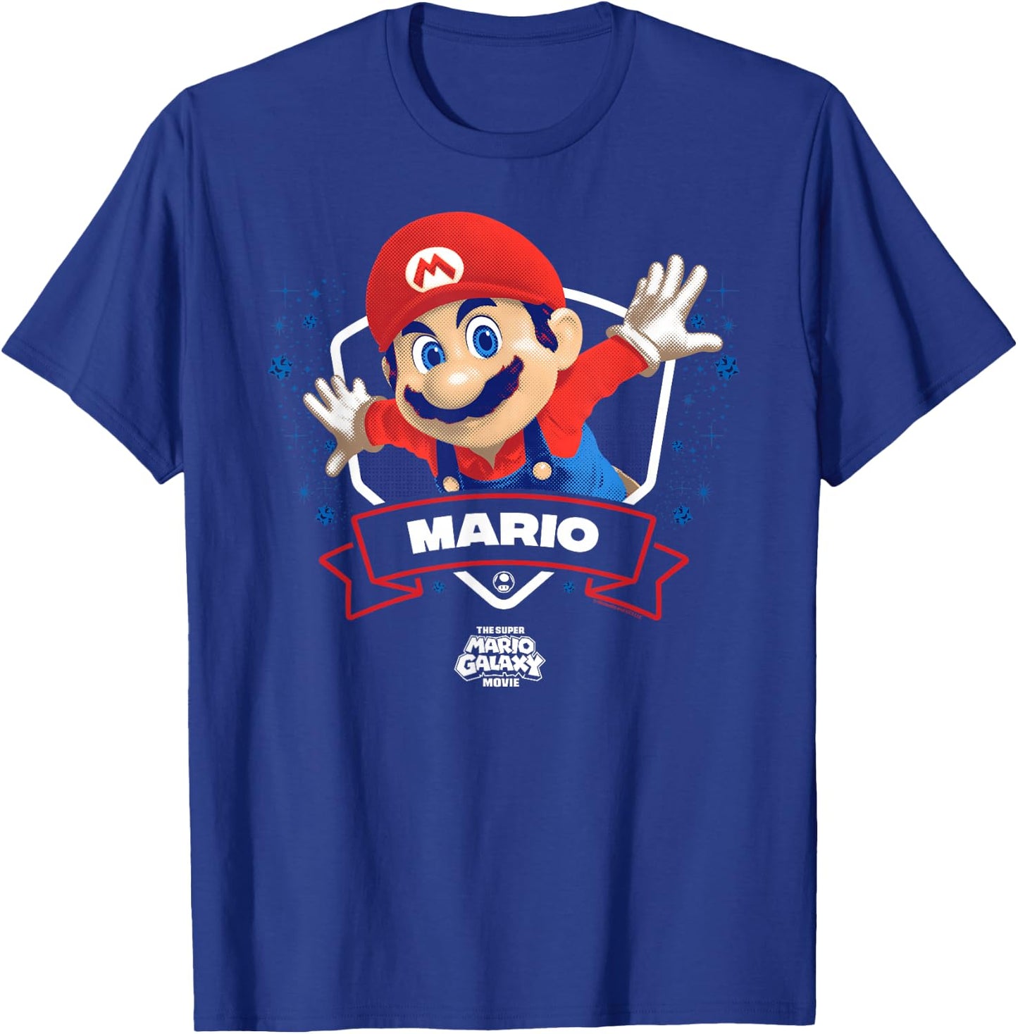 The Super Mario Galaxy Movie Mario Champion T-Shirt - T-Shirt | Royal