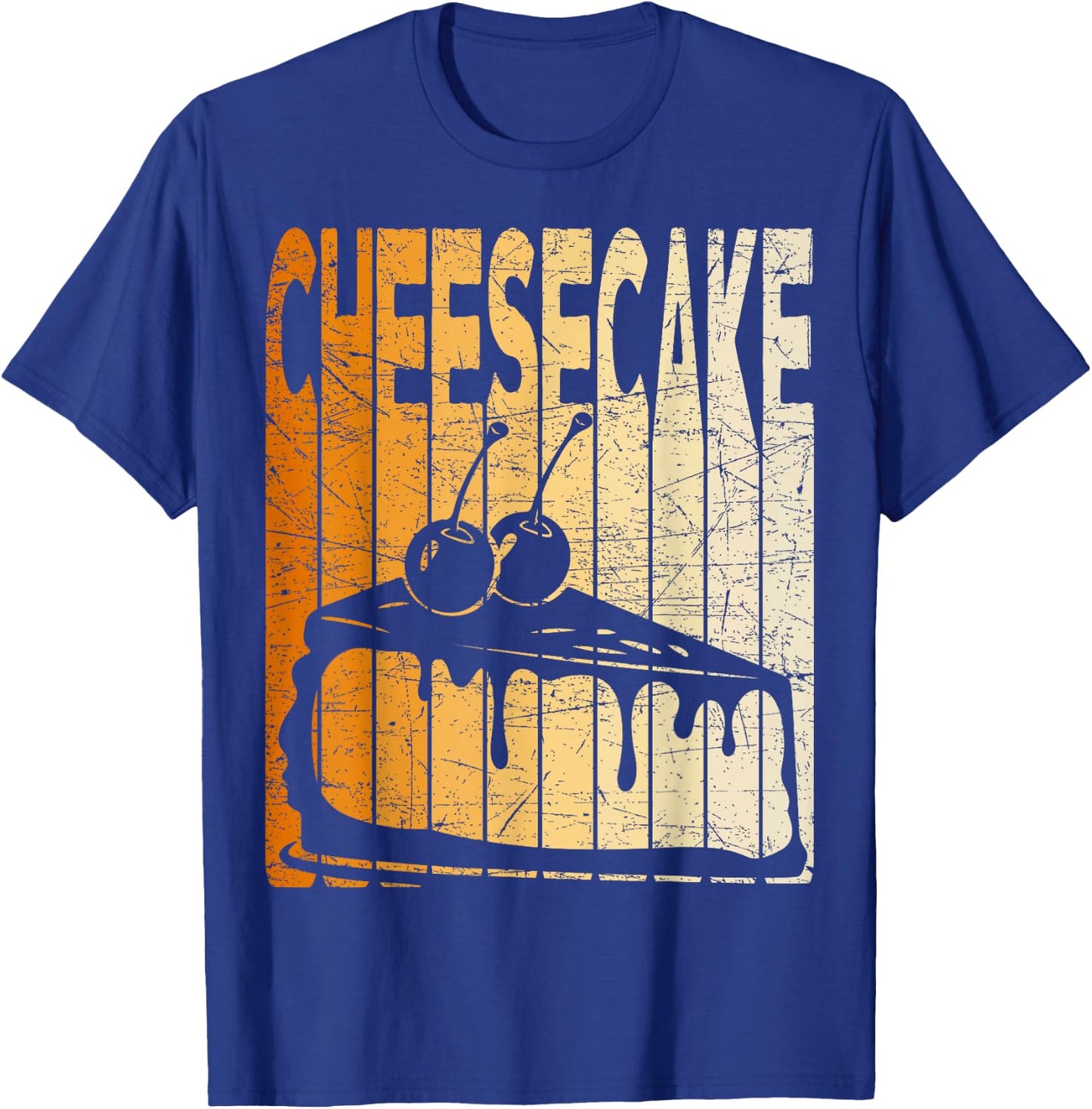 Cheesecake Dessert Vintage T-Shirt - T-Shirt | Royal
