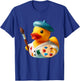 Rubber Duck Artist Painter T-Shirt - T-Shirt | Royal