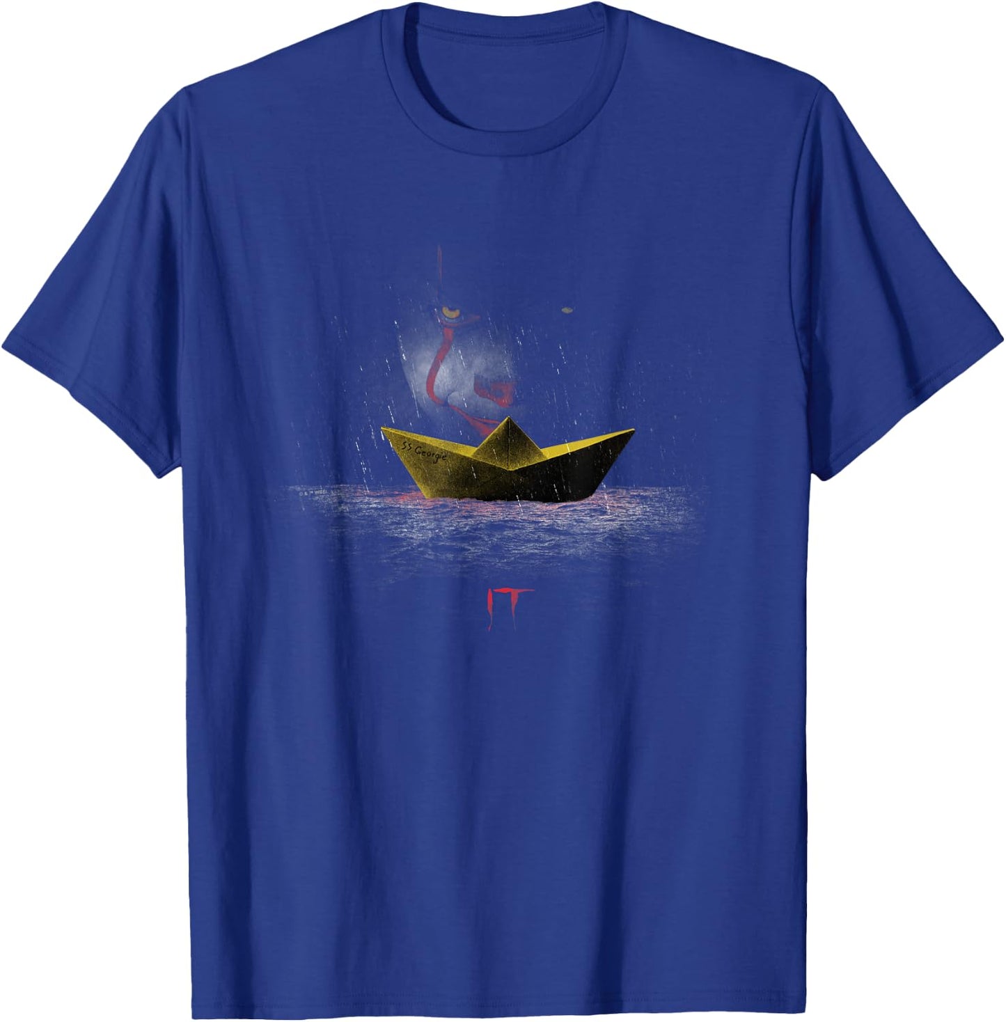 IT Chapter 2 Paper Boat T-Shirt - T-Shirt | Royal