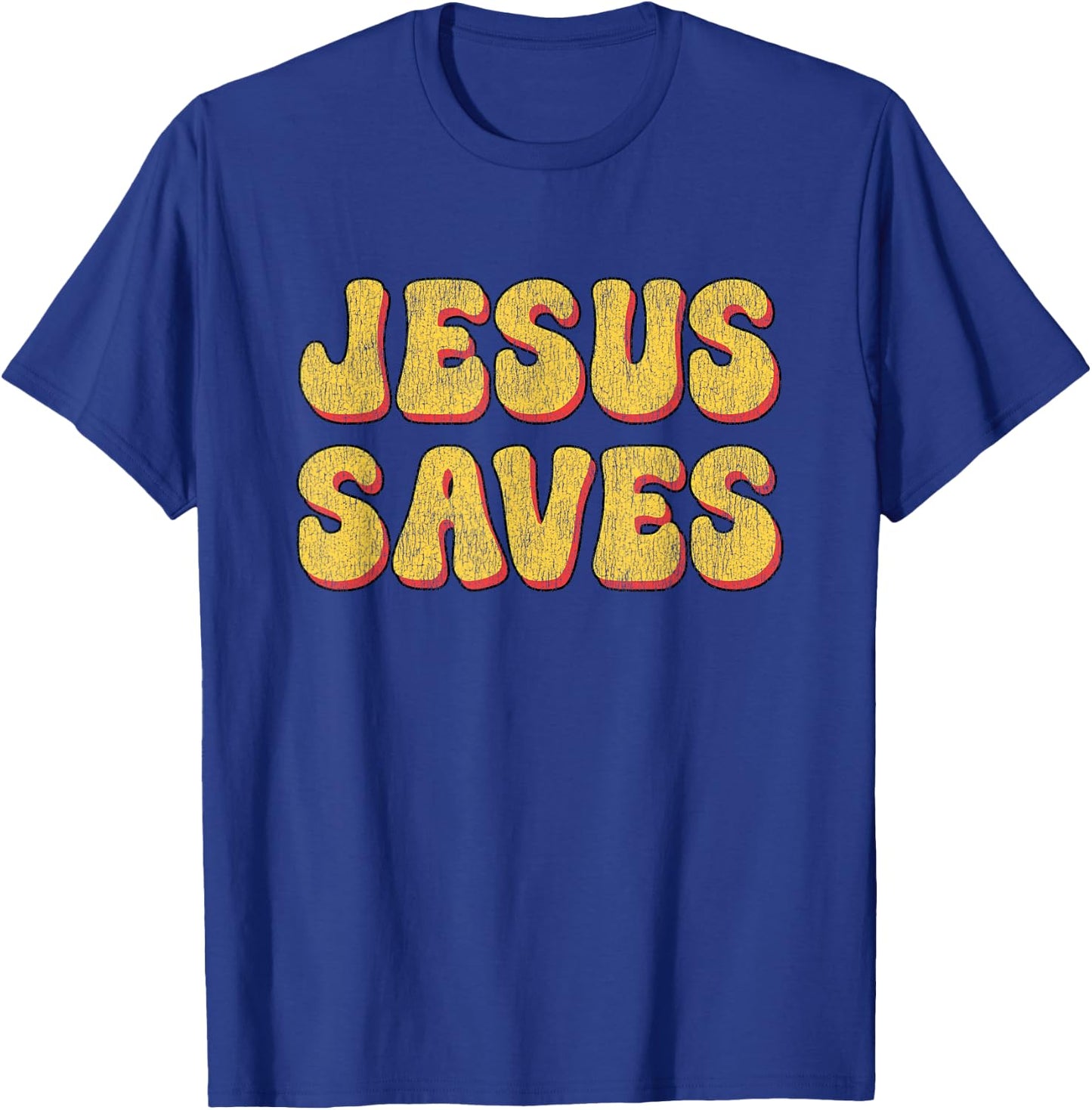 Jesus Saves - Popular Christian Faith Quote God Bible Christ T-Shirt - T-Shirt | Royal
