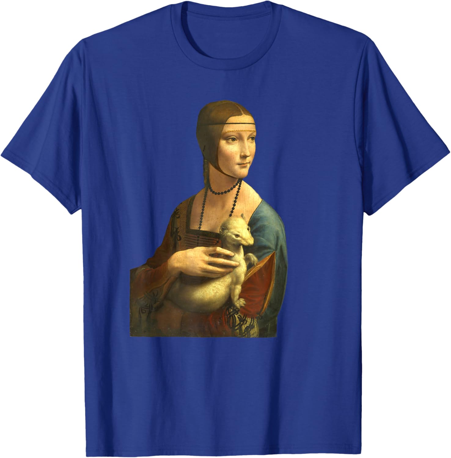 Leonardo da Vinci's Lady with Ermine T-Shirt - T-Shirt | Royal