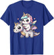 Kawaii Unicorn Dragon Ride Magical Fantasy Adventure T-Shirt - T-Shirt | Royal