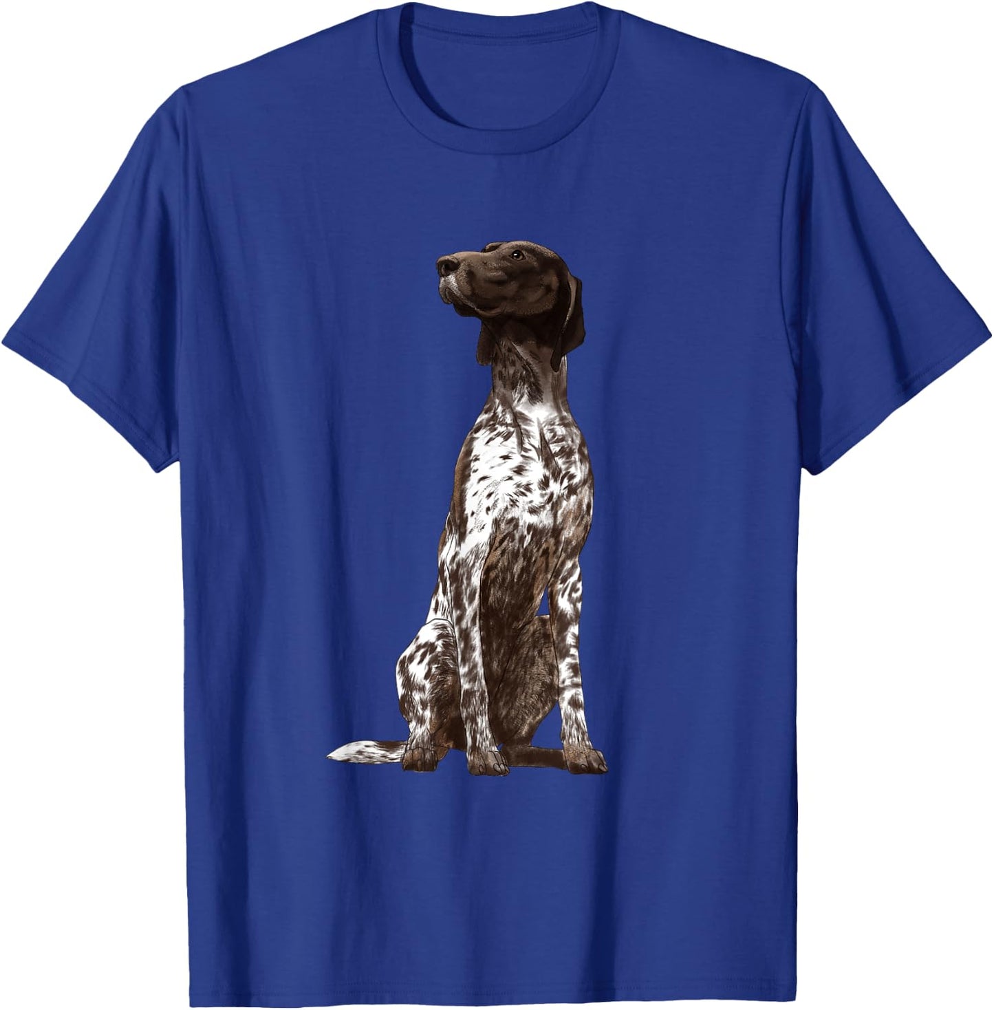 Sitting Dog German Shorthaired Pointer T-Shirt - T-Shirt | Royal