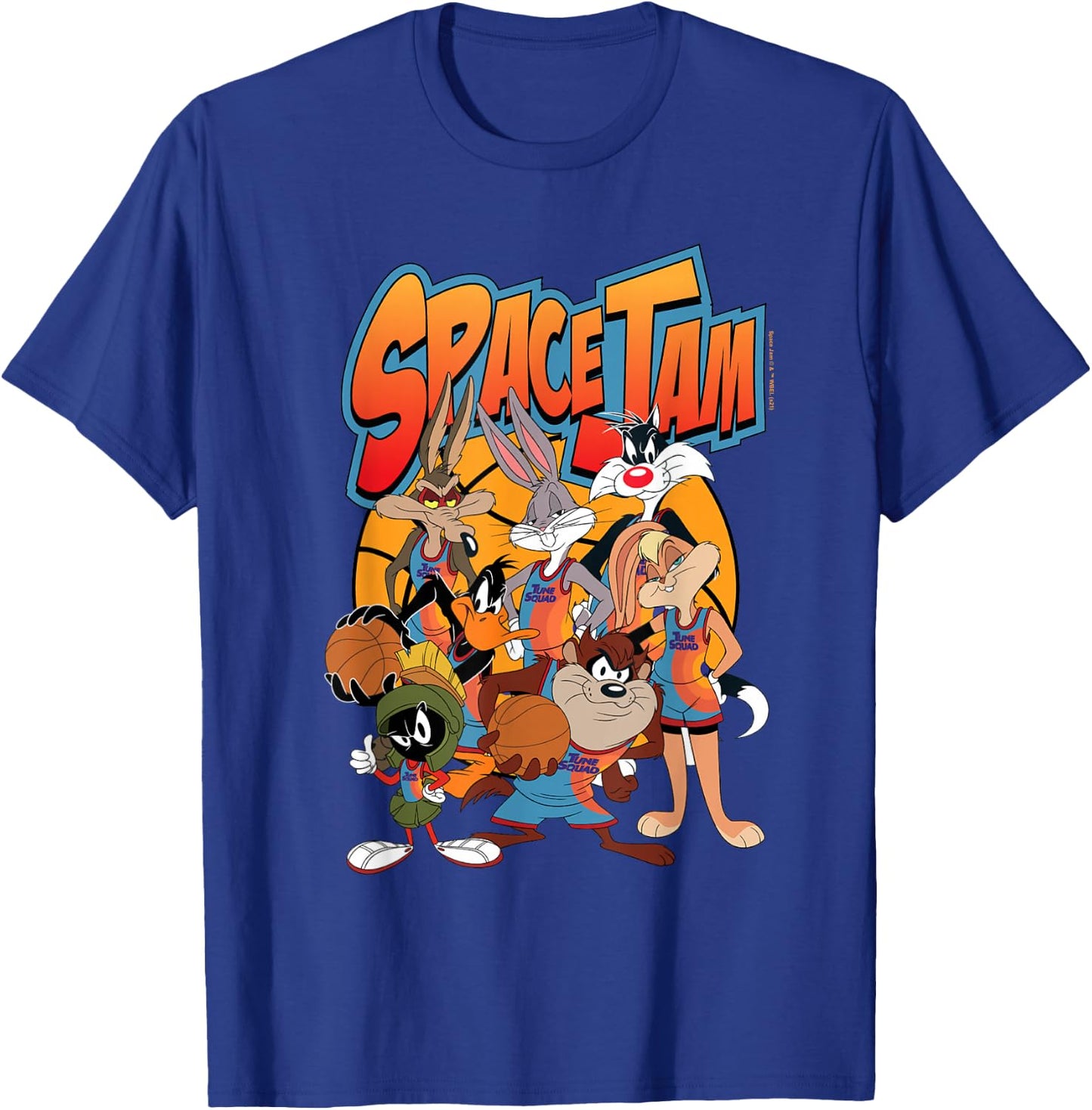 Space Jam Characters T-Shirt - T-Shirt | Royal