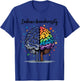 Embrace Neurodiversity Neurodiversity Brain , black T-Shirt - T-Shirt | Royal