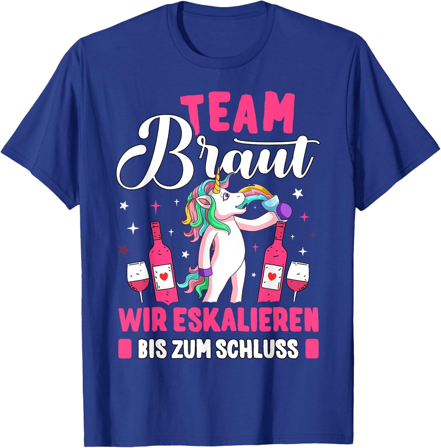 Team Braut JGA Women's Hen Night , black T-Shirt - T-Shirt | Royal