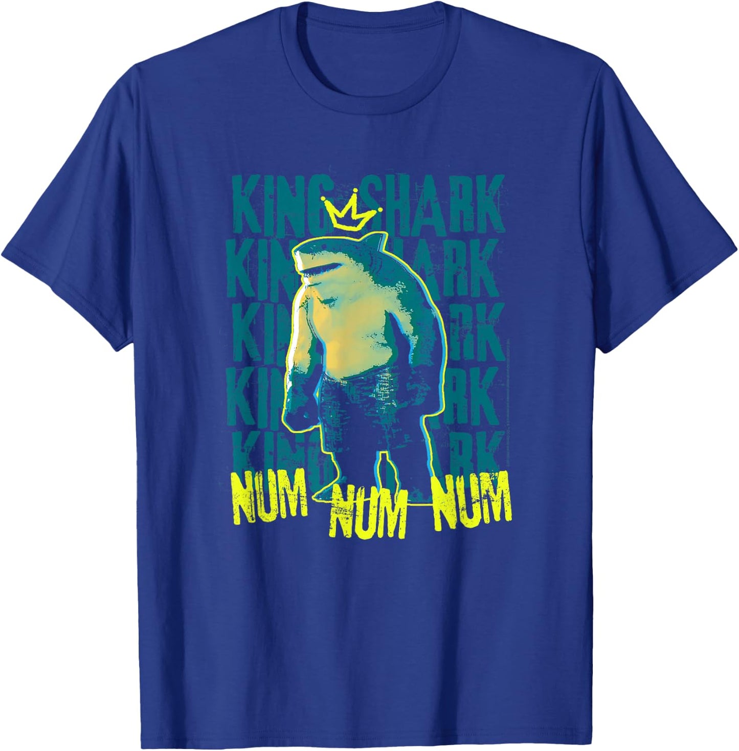 Suicide Squad King Shark Hero Num Num T-Shirt - T-Shirt | Royal
