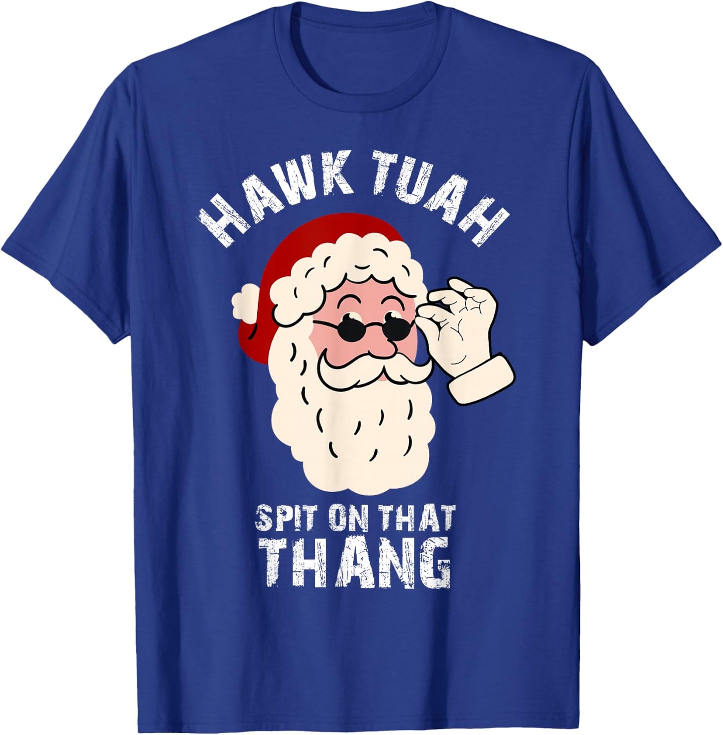 Summer Santa Christmas In July Hawk Tuah Spit on That Thang Women T-Shirt - T-Shirt | Royal