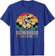 Fatherhood is A Walk in The Park T Rex Dad Funny T-Shirt - T-Shirt | Royal