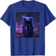 Wolf Selfie with UFO in Nature Women Outdoor Animal T-Shirt - T-Shirt | Royal