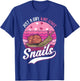 Just a Girl who Loves Snails T-Shirt - T-Shirt | Royal