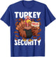 Thanksgiving Turkey Security Funny Turkey Help Men Boys Kids T-Shirt - T-Shirt | Royal