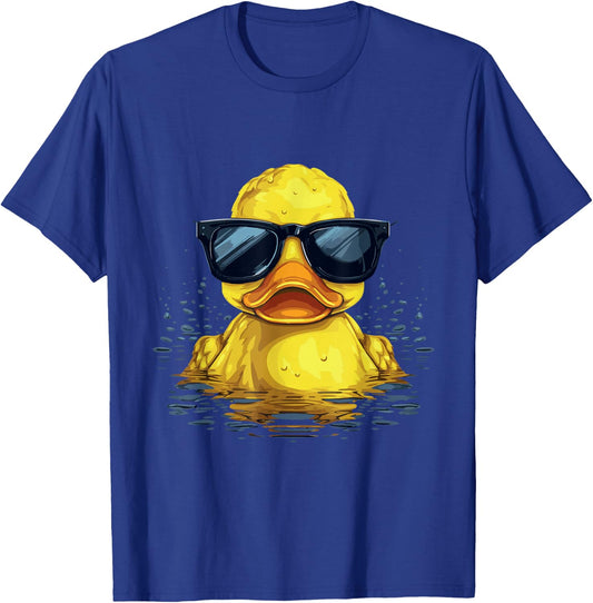 Rubber Duck with Crown Squeaky Duck , black T-Shirt - T-Shirt | Royal