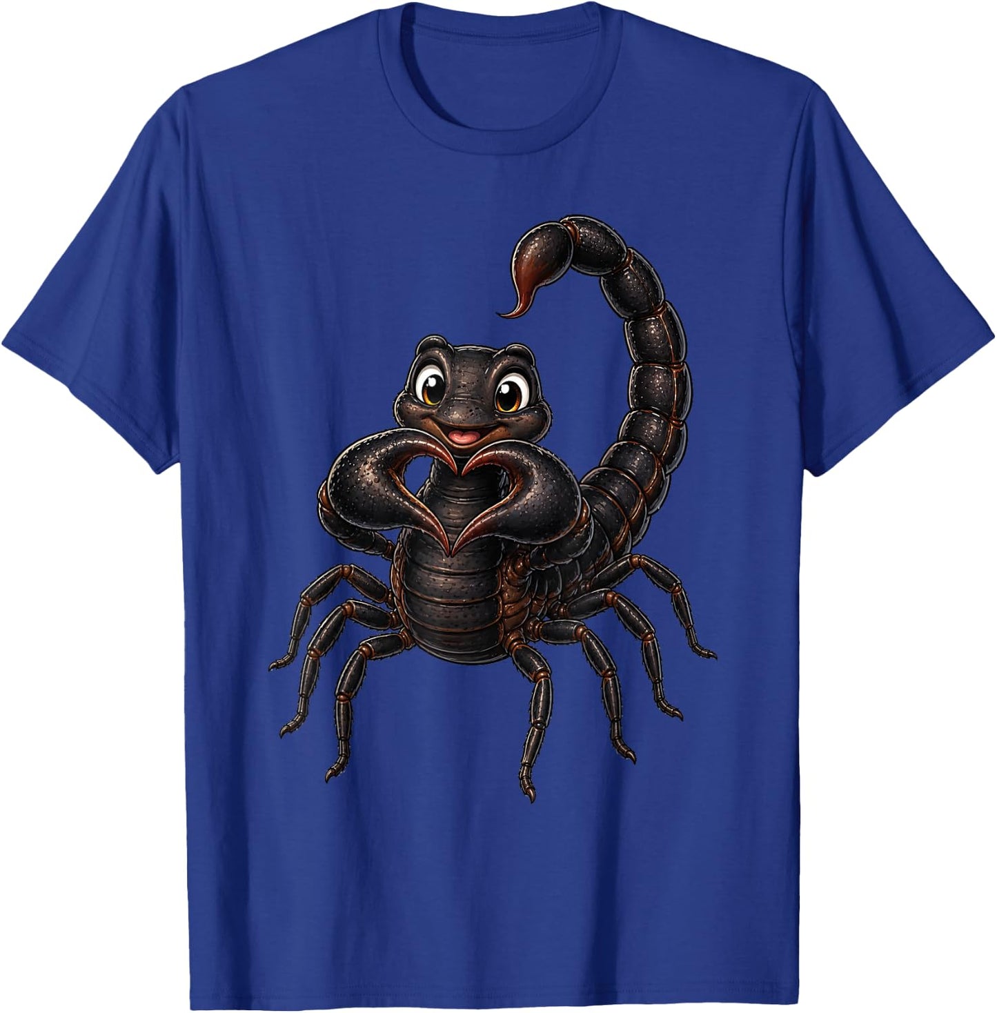 Scorpion with Heart | Cute Scorpy Heart Symbol T-Shirt - T-Shirt | Royal