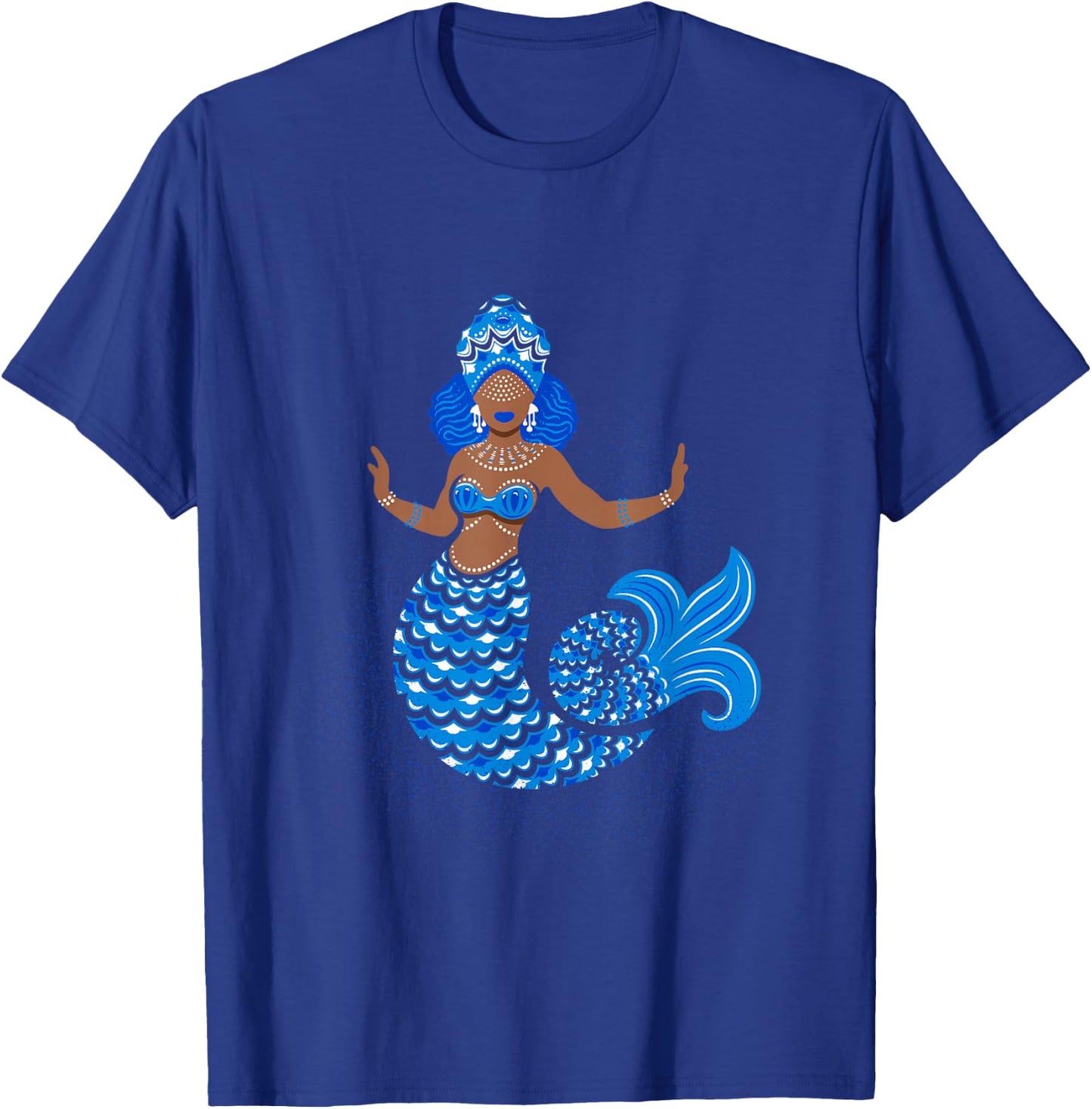 Yemaya | Yemoja | Yemanja | Iemanja African Goddess T-Shirt - T-Shirt | Royal