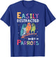 Funny Quaker Parrot Lover Graphic & Cute Parrot T-Shirt - T-Shirt | Royal