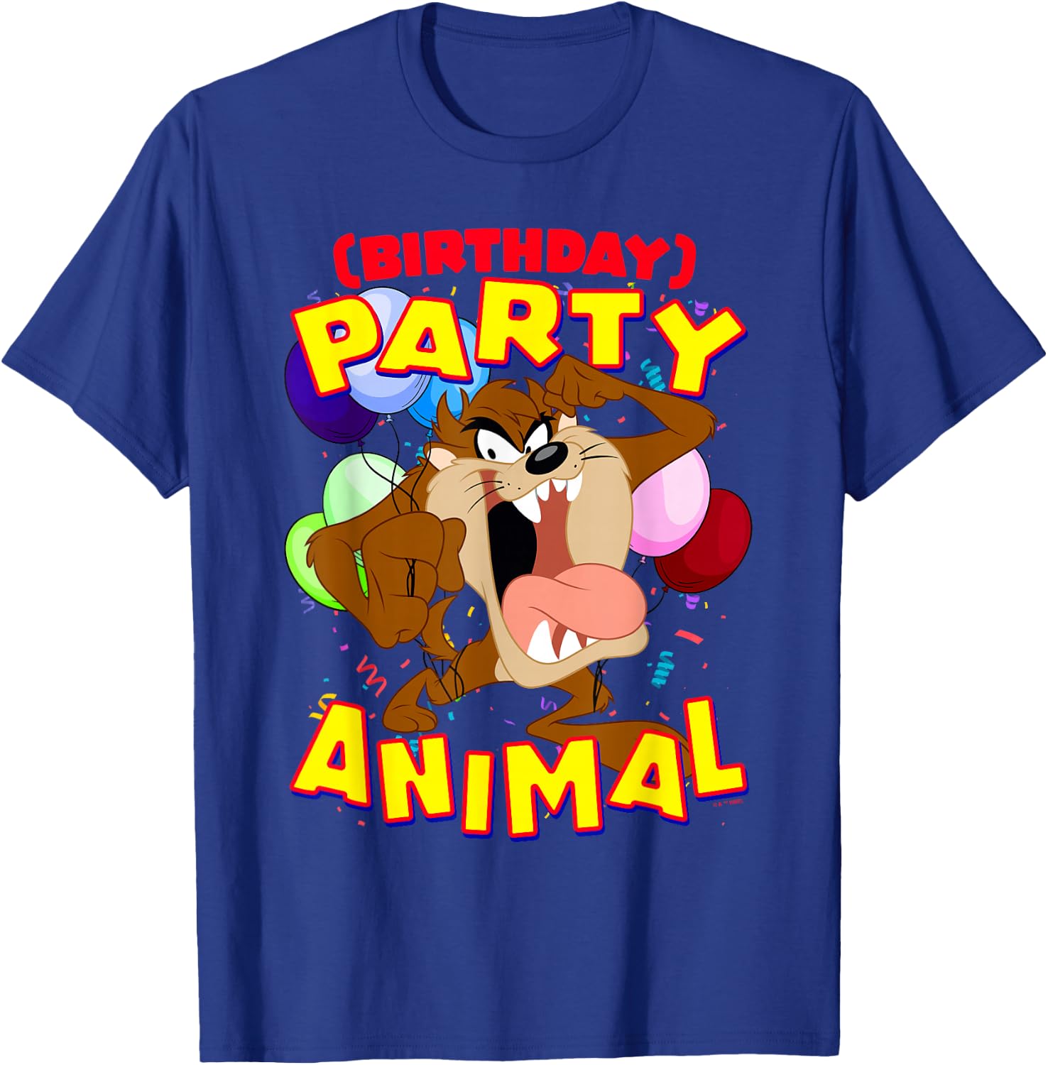 Looney Tunes Taz Birthday Party Animal T-Shirt - T-Shirt | Royal