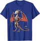 X-ray Dragon Body Anatomy Radiography Skeleton T-Shirt - T-Shirt | Royal
