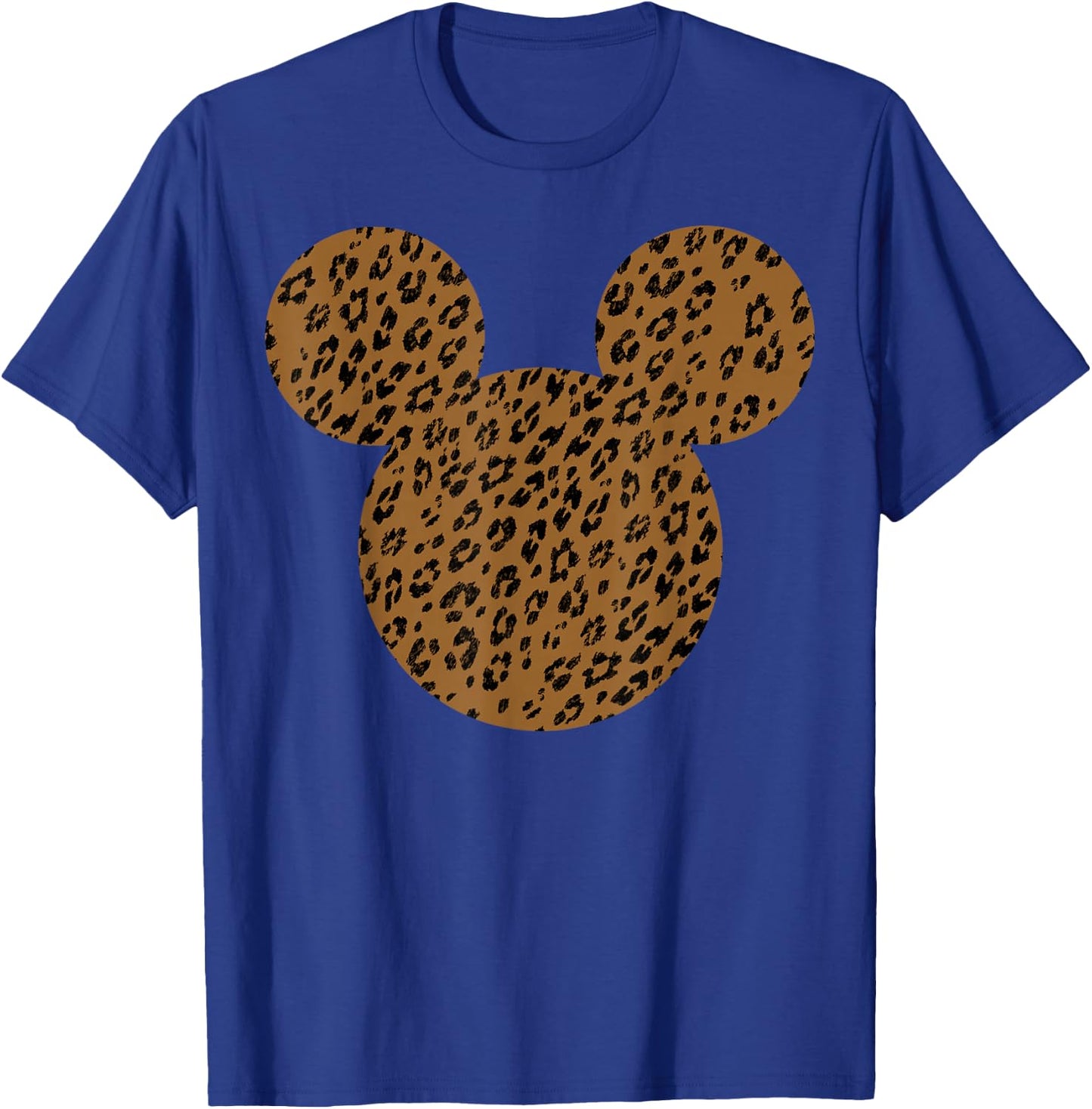 Disney Mickey and Friends Mickey Mouse Cheetah Print Small T-Shirt - T-Shirt | Royal