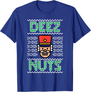Nutcracker Ugly Christmas Funny Xmas Meme Joke Men Women T-Shirt - T-Shirt | Royal