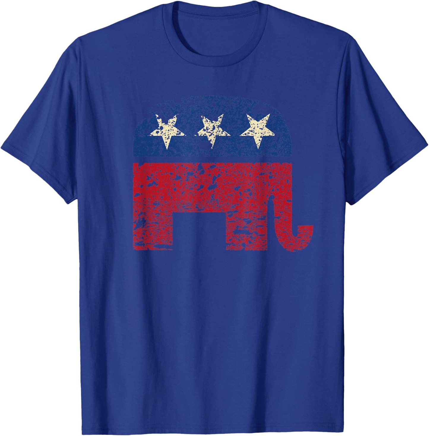 Trump Vintage Retro trump flags USA Flag Republican Elephant Kids Men T-Shirt - T-Shirt | Royal