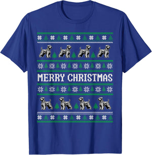 Ugly Sweater Wheaten Terrier Dog Christmas Dog Lover Xmas Women Kids T-Shirt - T-Shirt | Royal