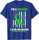 3 Years Cancer Free Non Hodgkins Lymphoma Survivor USA Flag T-Shirt - T-Shirt | Royal