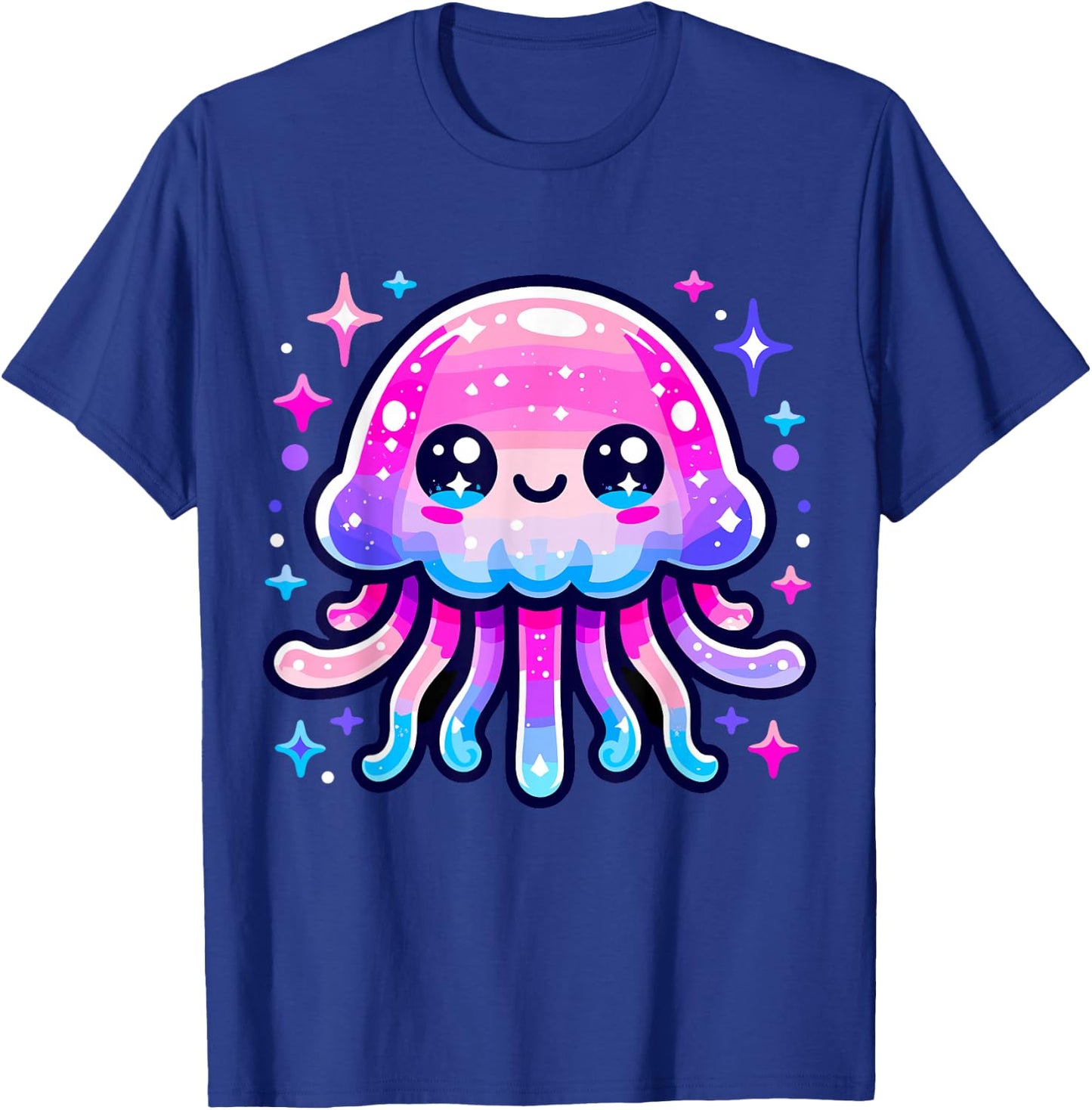 Cute Jellyfish Kawaii T-Shirt - T-Shirt | Royal