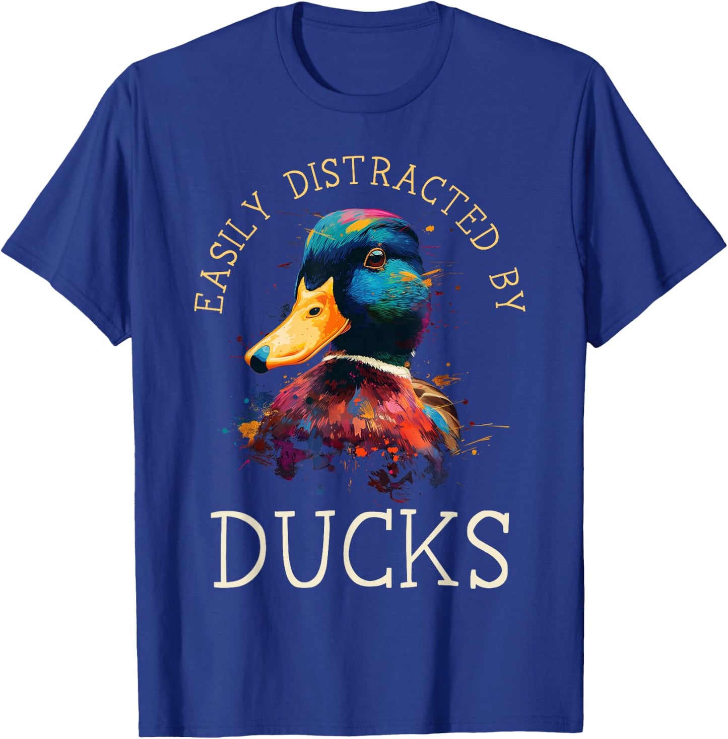 Duck Lover Funny Waterfowl Hunting Mallard Duck Hunter T-Shirt - T-Shirt | Royal
