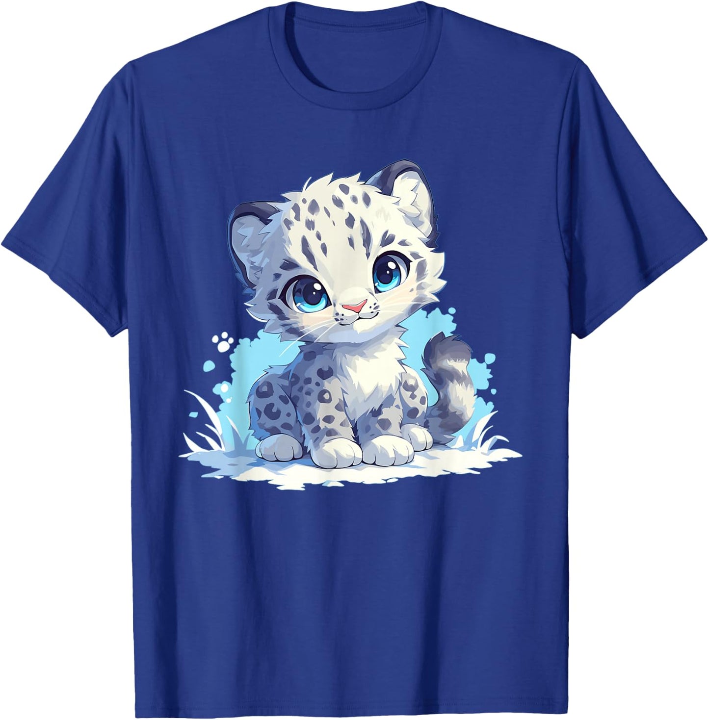 Snow Leopards Lovers Snow Leopard T-Shirt - T-Shirt | Royal