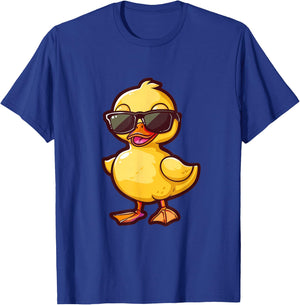 Funny Duck Sunglasses T-Shirt - T-Shirt | Royal