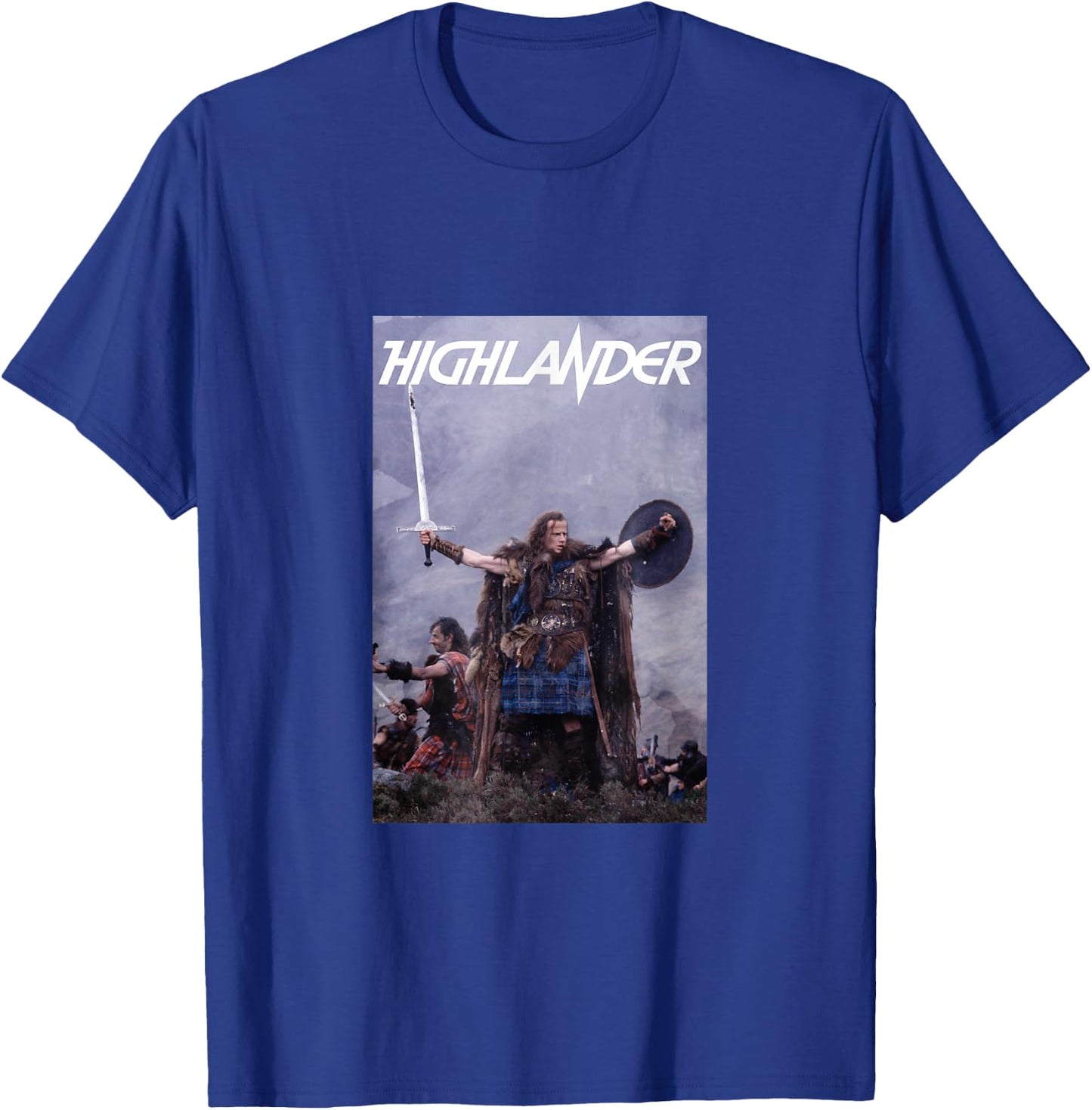 Highlander 1986 Connor MacLeod T-Shirt - T-Shirt | Royal