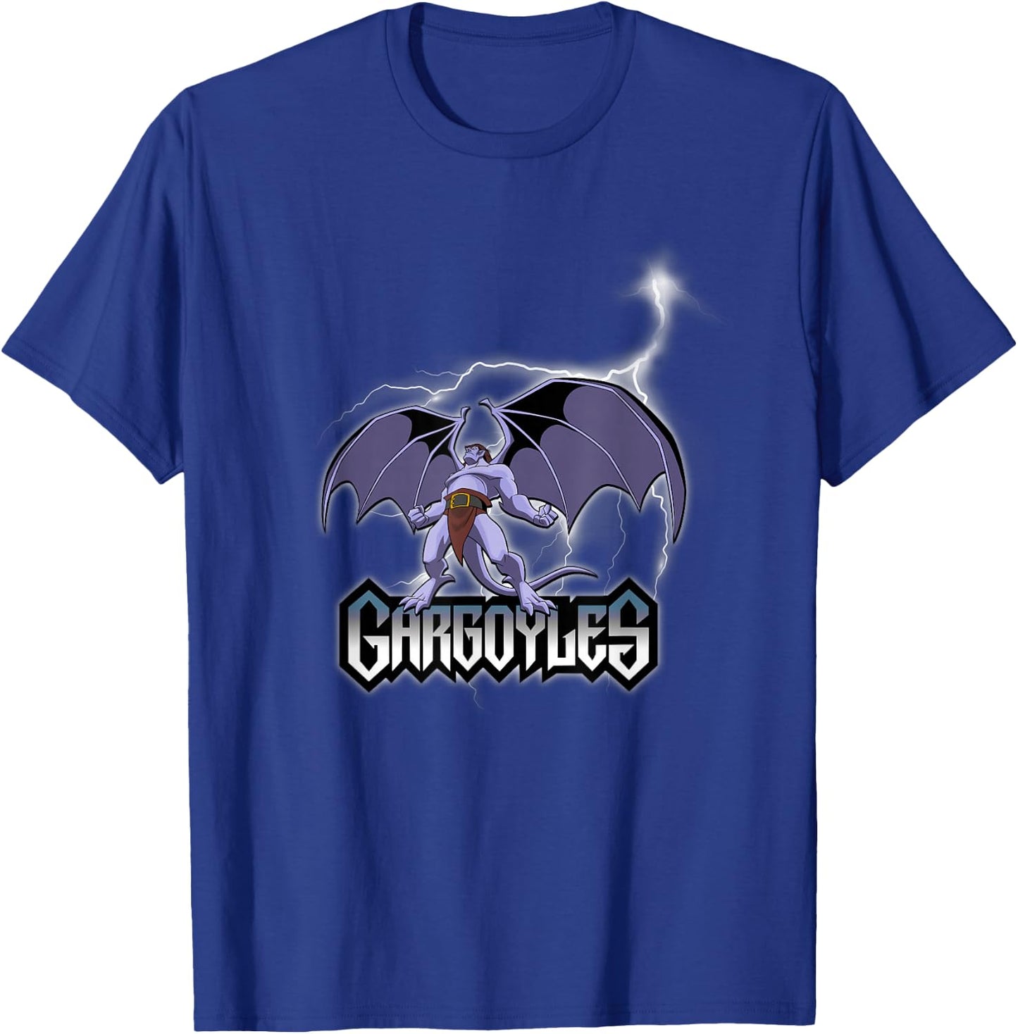 Disney Gargoyles Goliath Epically Rising Under The Thunder T-Shirt - T-Shirt | Royal